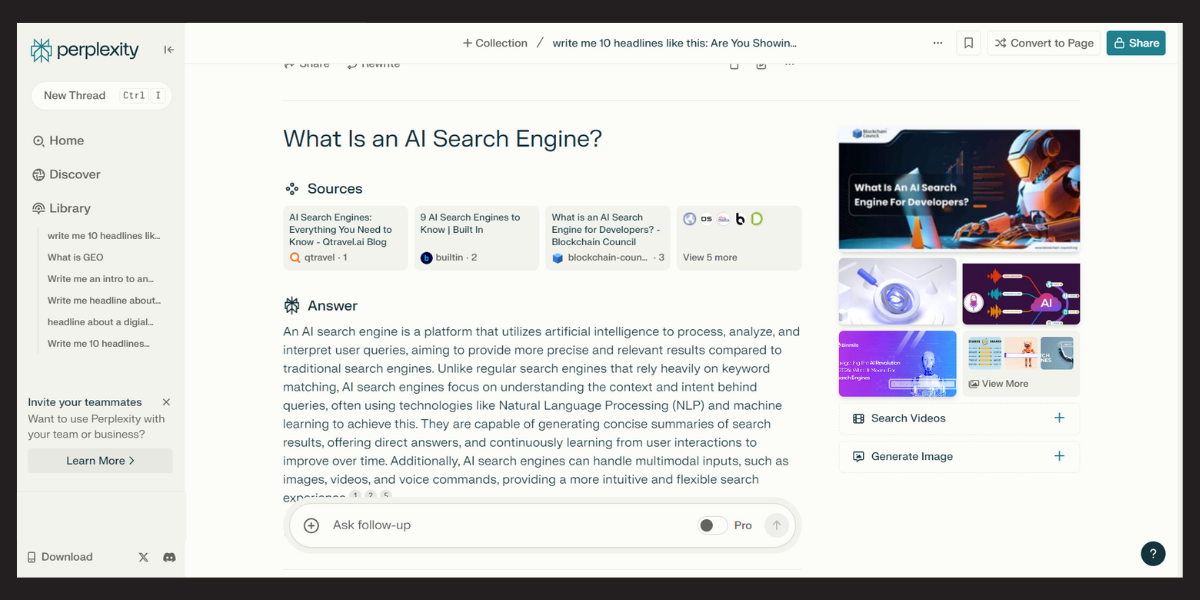 ai search engine